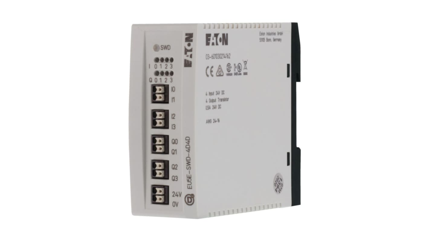Moduł we/wy Eaton Moduł we/wy EU5E PLC 116382 EU5E-SWD-4D4D