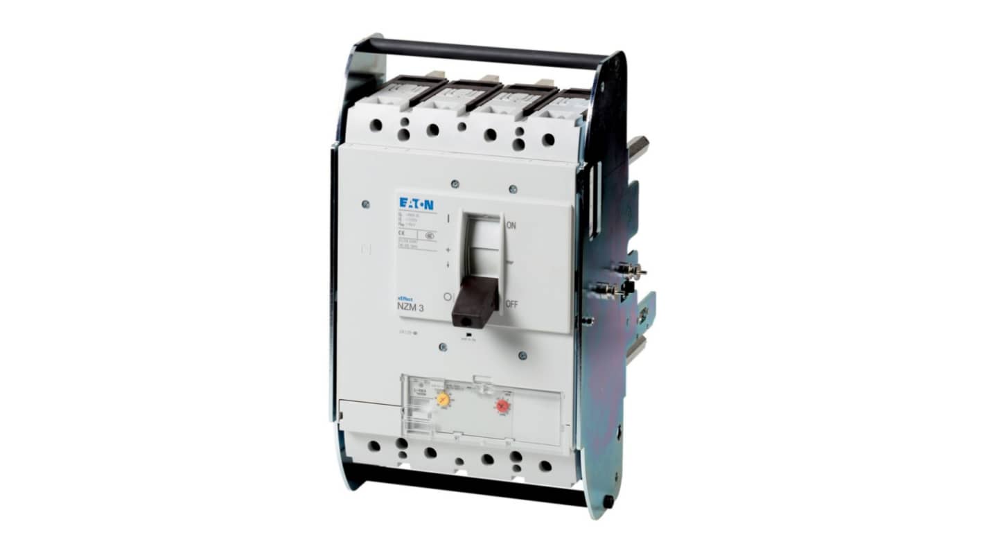 Eaton, Eaton Moeller series NZM MCCB Molded Case Circuit Breaker 4P 400A, Breaking Capacity 5 kA, Plug In