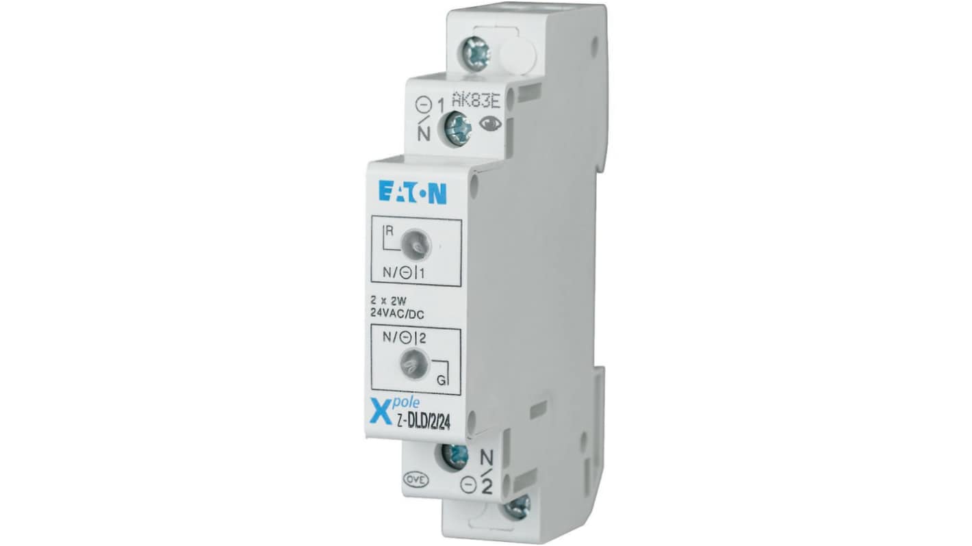 Eaton White LED Indicator Lamp, 24V, 5mm Diameter