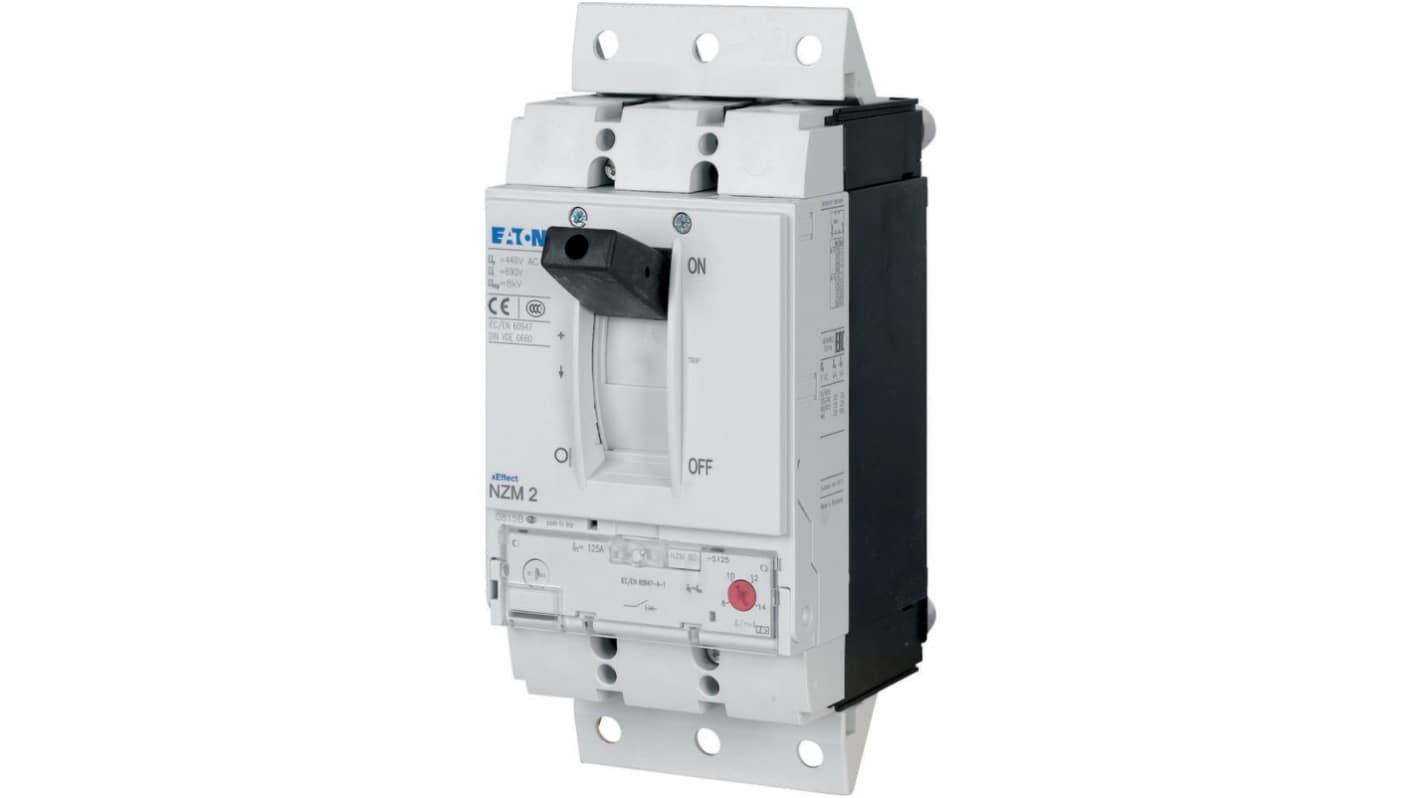 Eaton, Eaton Moeller NZM MCCB Molded Case Circuit Breaker 3P 200A, Breaking Capacity 18.5 kA, Plug In