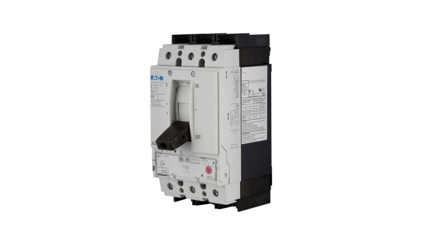 Eaton, Eaton Moeller NZM MCCB Molded Case Circuit Breaker 3P 40A, Breaking Capacity 18.5 kA, Fixed Mount