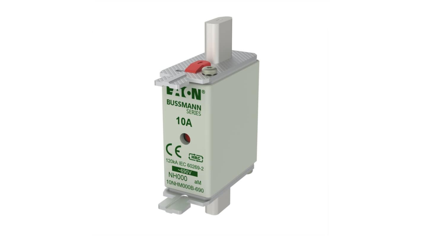 Eaton 10A NH Fuse, 51 x 21 x 79mm, 690V ac