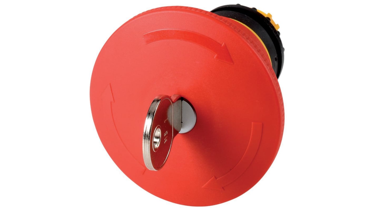 Eaton Eaton Moeller Series Series Key Release Emergency Stop Push Button, 60mm Cutout, IP67, IP69K
