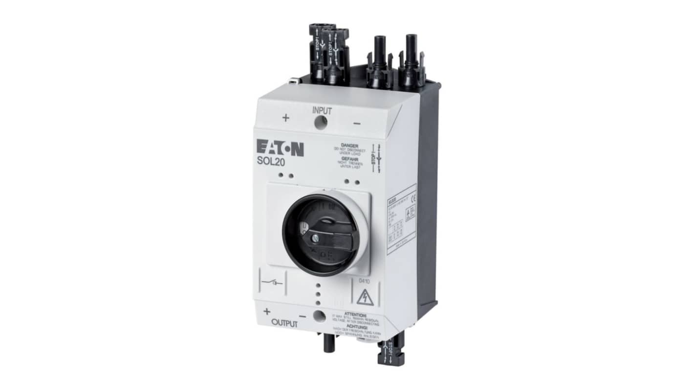Eaton 2 Sikkerhedsafbryder, 20A, IP65