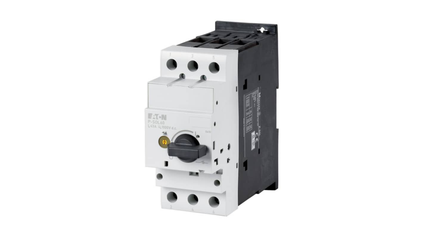 Eaton Fuse Switch Disconnector, 2 Pole, 60A Max Current, 70A Fuse Current