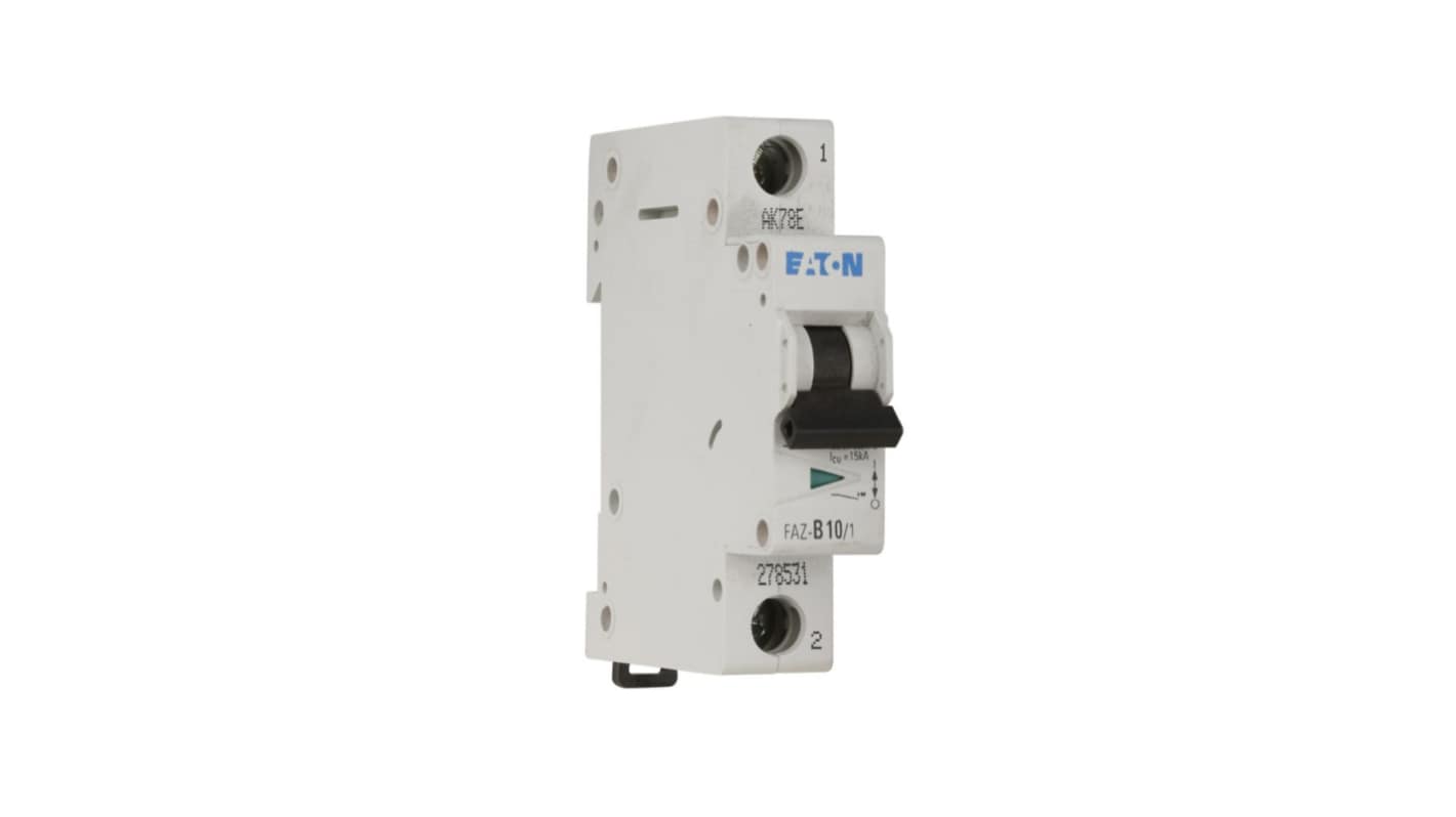 Eaton xEffect FAZ MCB, 1P, 16A Curve C, 250V DC, 10 kA Breaking Capacity