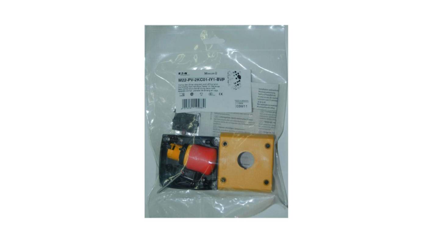 Eaton Eaton Moeller Series Series OFF Emergency Stop Push Button, Surface Mount, 1NO