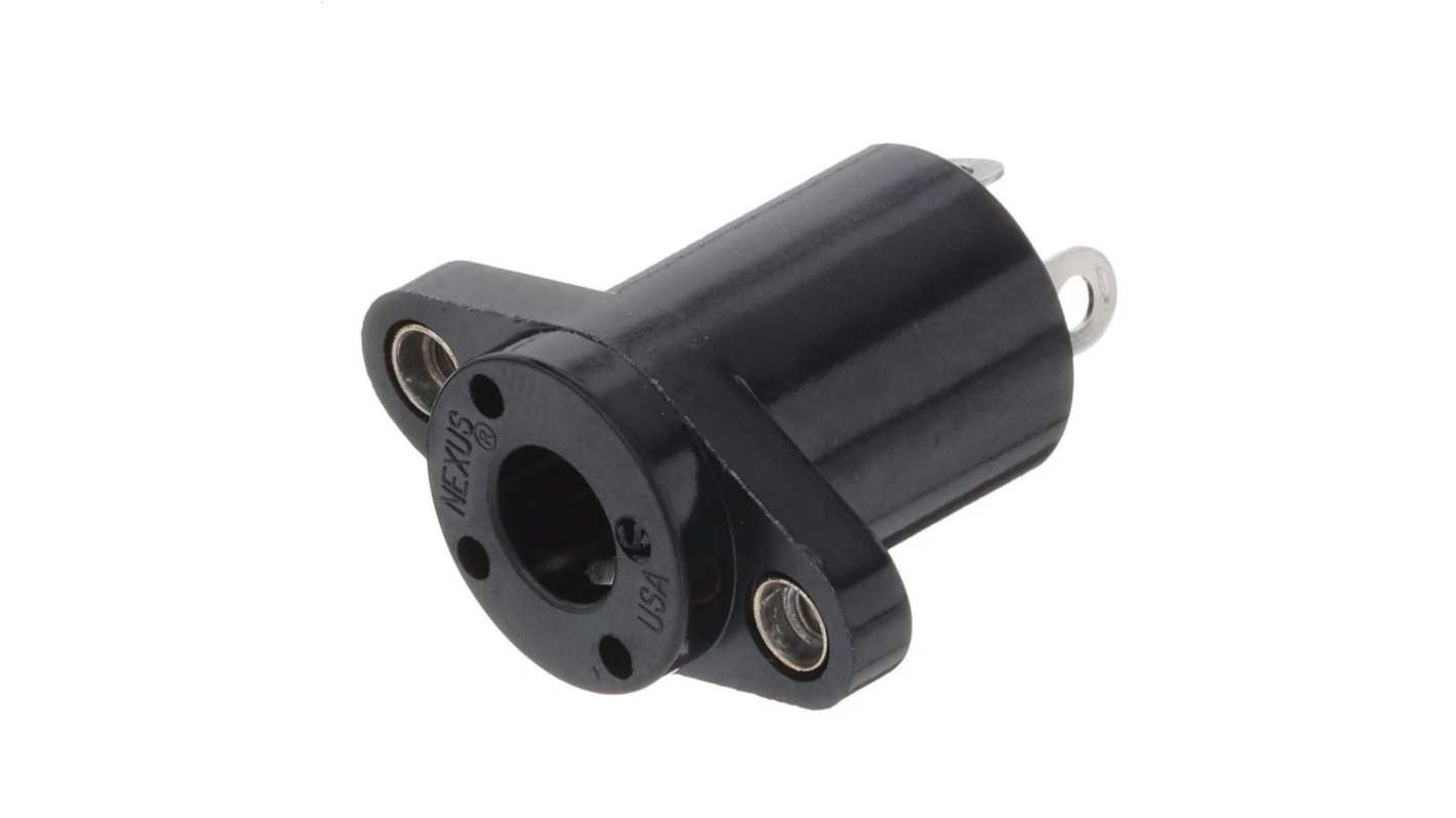 Amphenol NEXUS Technologies Jack Plug Flange Mount Telephone Plug Socket, 4Pole