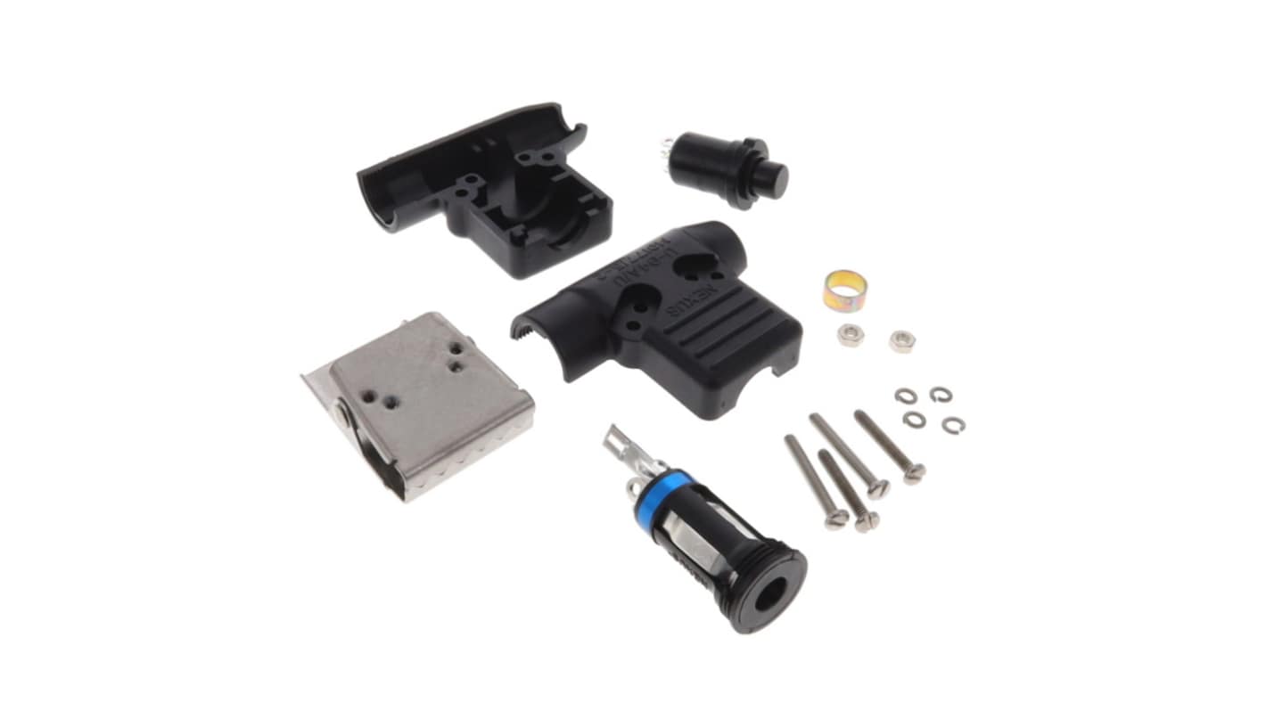 Amphenol NEXUS Technologies Jack Plug Panel Mount Airborne Jack Socket, 4Pole