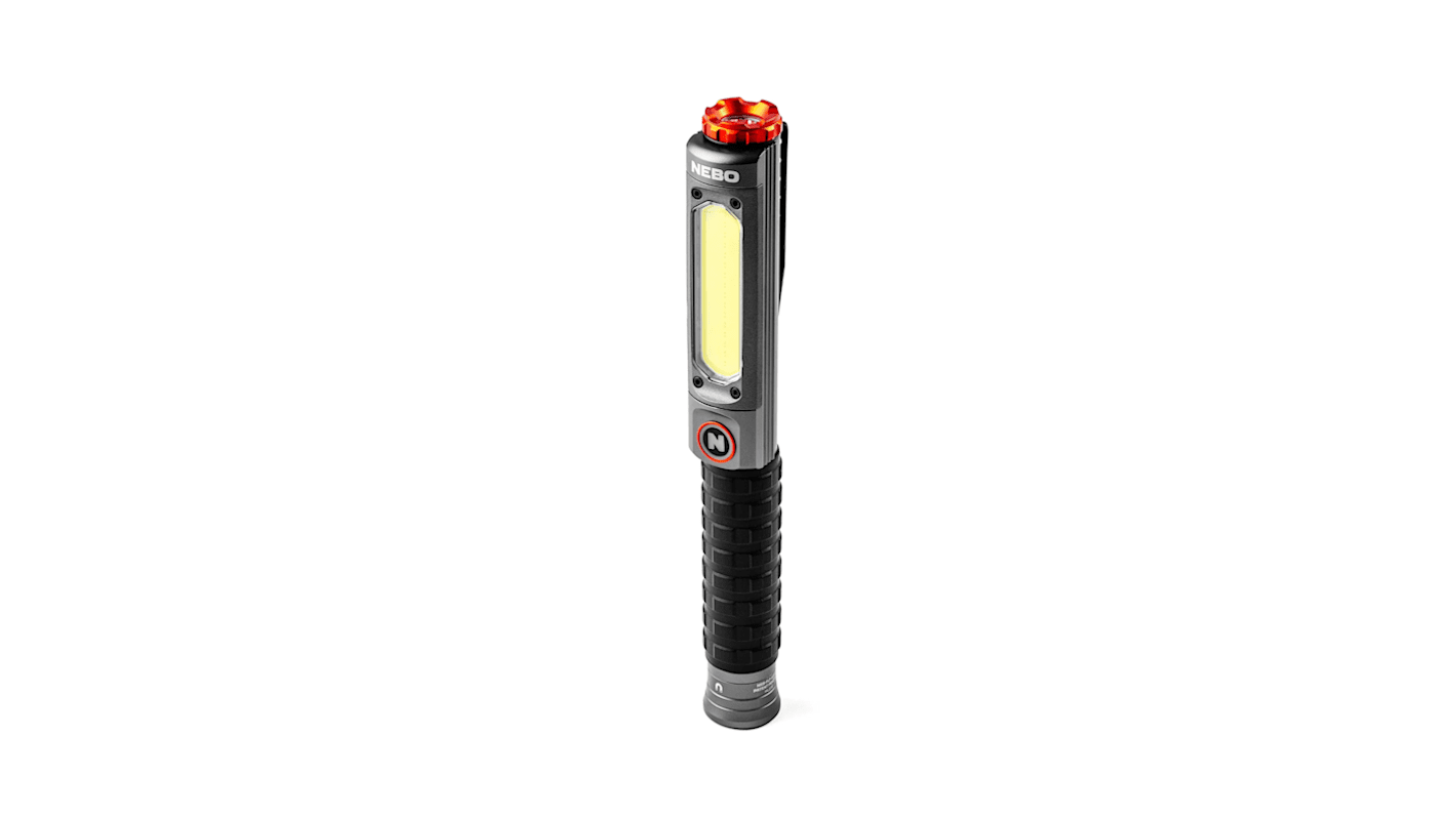 Nebo 充电式安全手电筒, 600 流明, LED, 灰色