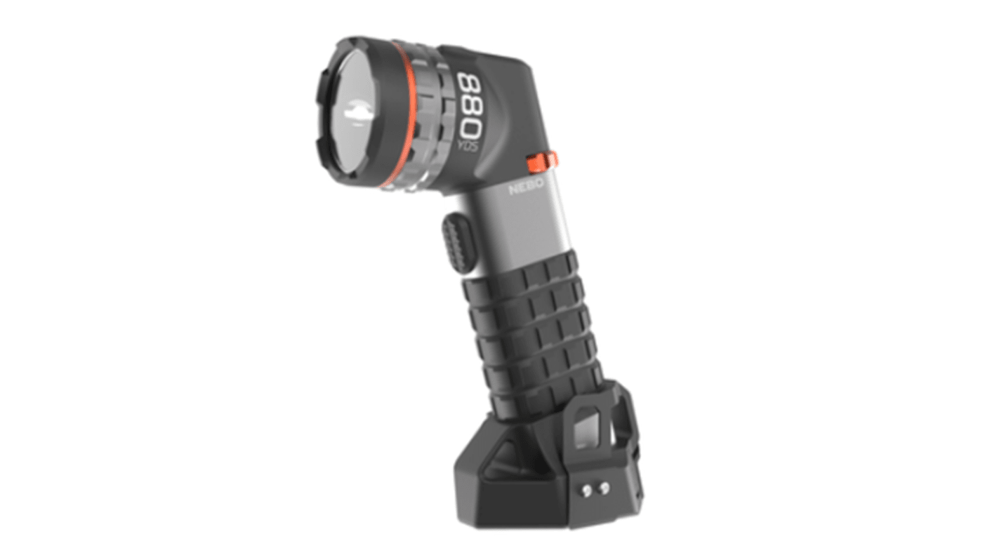 Nebo 充电式LED手电筒, 450 流明, LED, 黑色