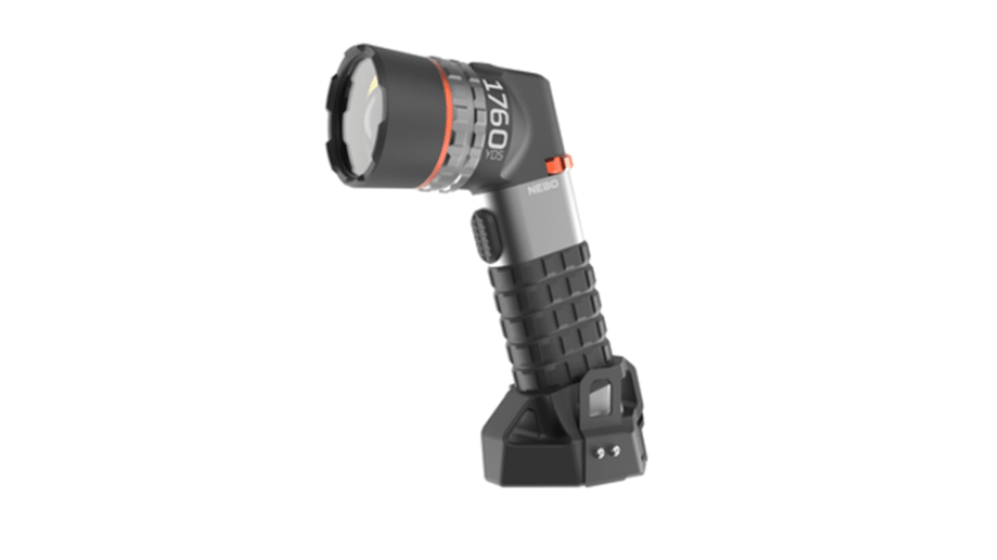 Nebo 充电式LED手电筒, 500 流明, LED, 黑色