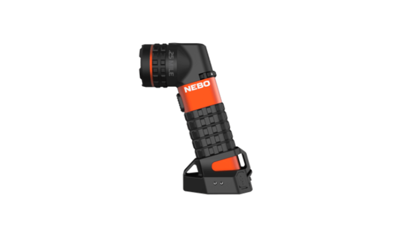 Nebo 充电式LED手电筒, 500 流明, LED, 黑色