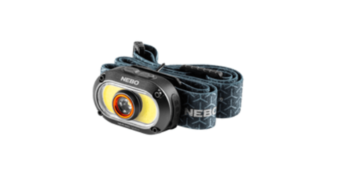 Nebo LED充电头灯, 500 流明, 90 m射程, 锂聚合物电池, NEB-HLP-1005-G