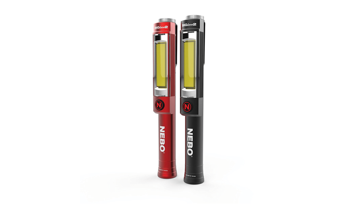 Nebo 手持式 LED 手电筒, 500 流明, LED, 黑色