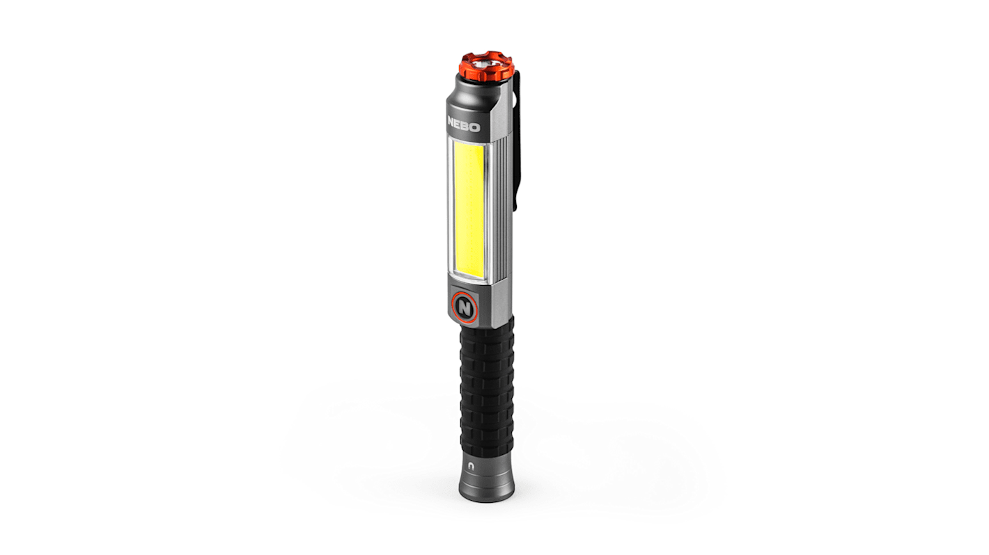 Nebo 充电式安全手电筒, 600 流明, LED, 灰色