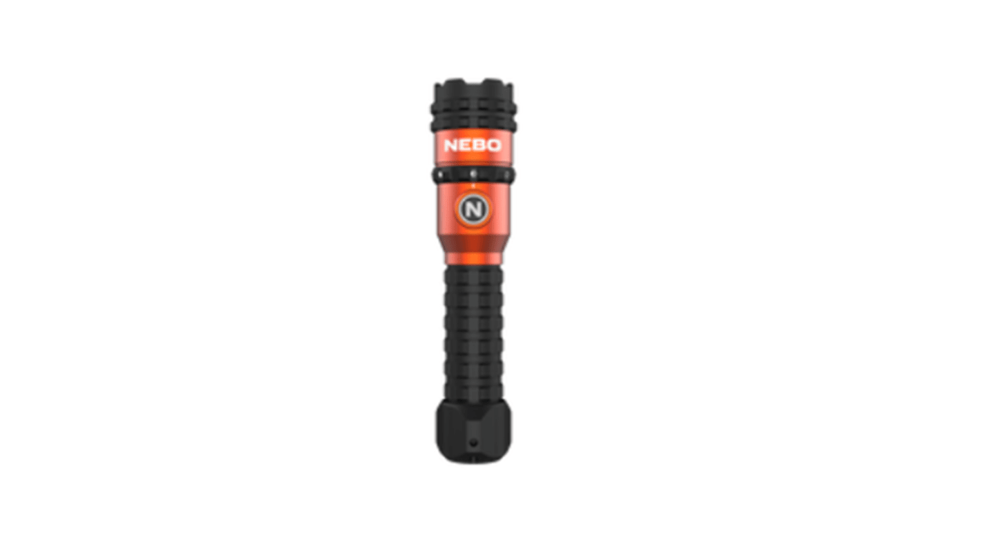 Nebo 充电式LED手电筒, 1500 流明, LED, 黑色