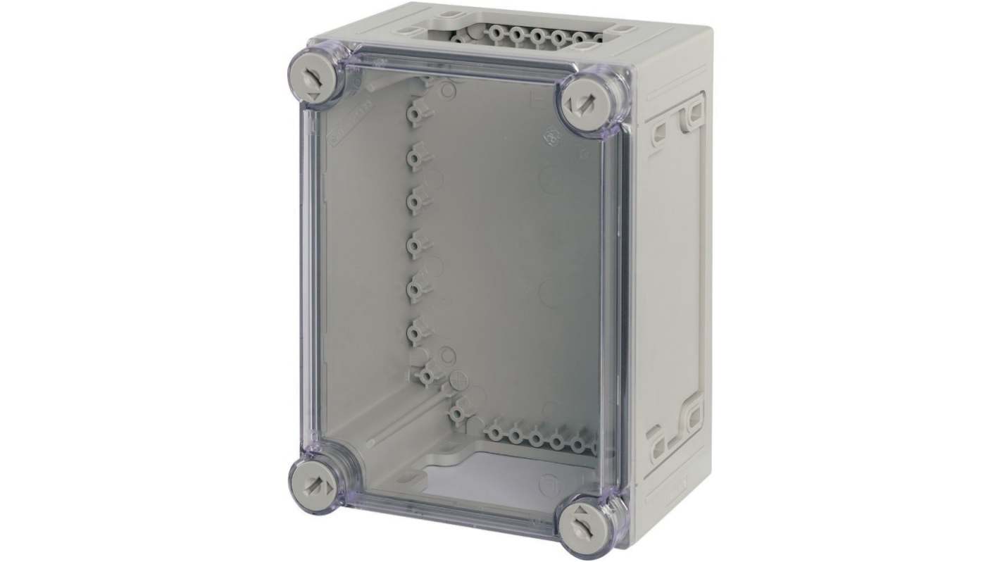 Eaton xEnergy Safety Series Grey Plastic General Purpose Enclosure, IP65, IK10, Transparent Lid, 250 x 187.5 x 150mm