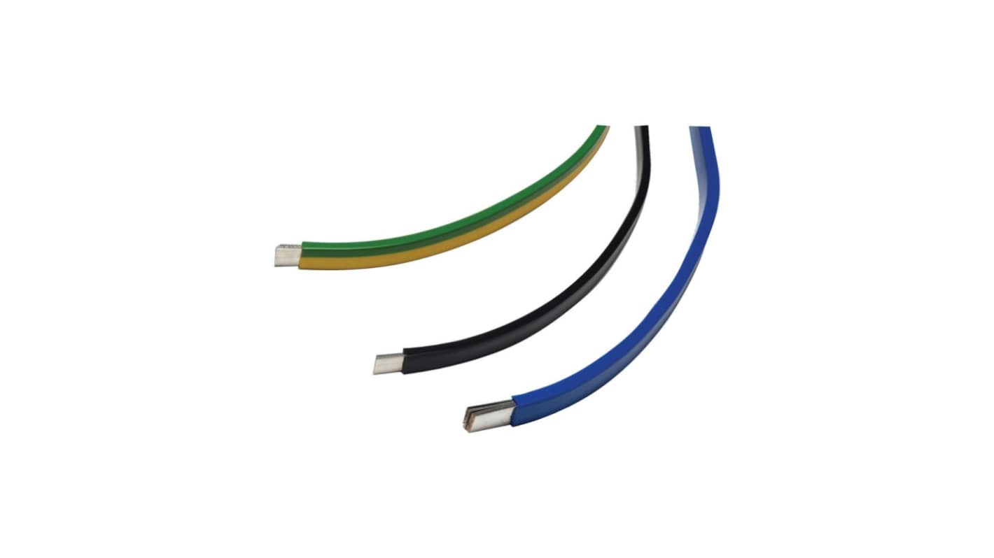 Peine de distribución, 081515 CU-BAND9X9X0,8-BK, 1000 V ac/dc, 1500 V ac/dc, Cobre estañado Eaton xEffect
