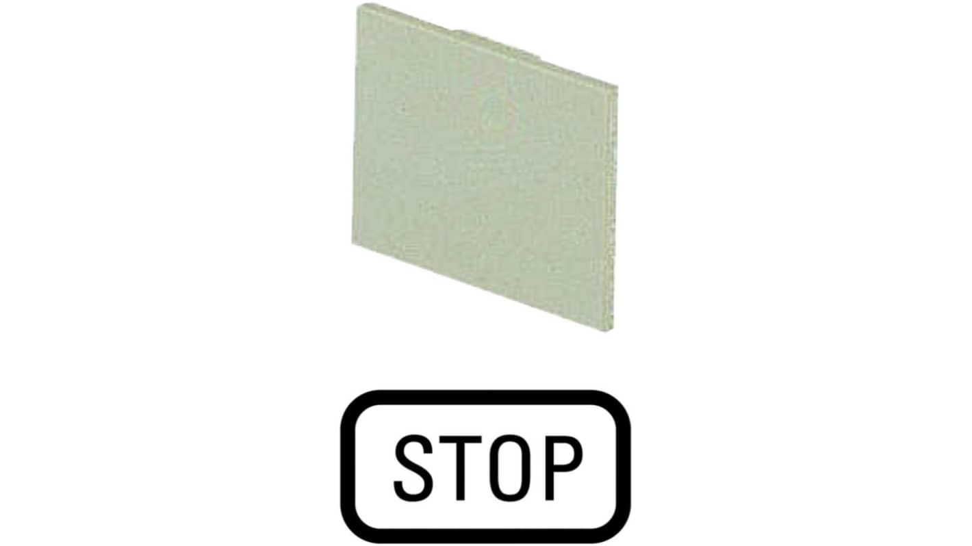 Eaton Label for Use with RMQ16 Series For Labeling, STOP, Stop