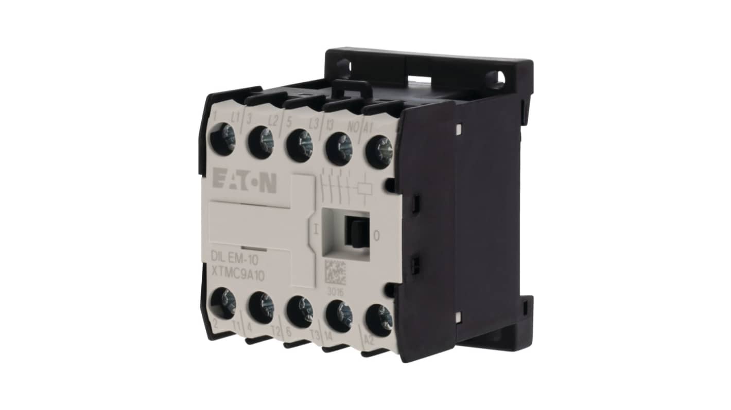 Eaton Contactor, 42/48 V Coil, 3-Pole, 42 A, 3 kW, 1N/O, 690 V