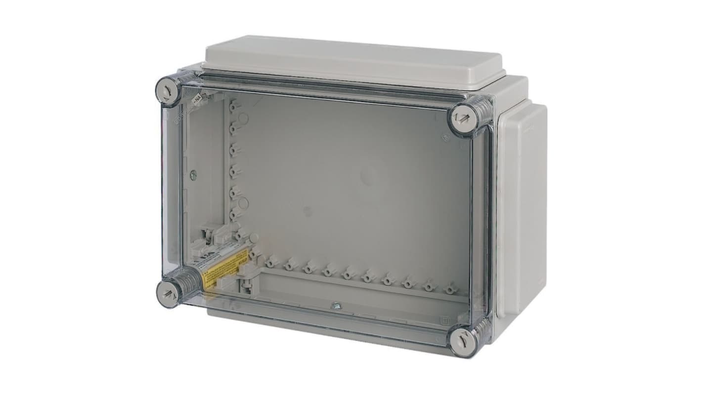 Eaton xEnergy Safety Series Grey Plastic General Purpose Enclosure, IP65, IK10, Flanged, Transparent Lid, 296 x 421 x