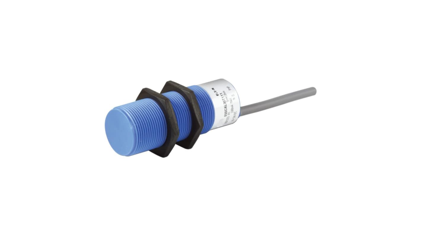 Eaton Inductive Threaded Barrel Proximity Sensor, M8, 1 mm Detection, PNP NC, 30 V