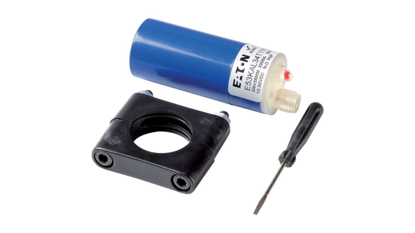 Eaton Capacitive Smooth Barrel Proximity Sensor, 35 mm Detection NO, 20 V