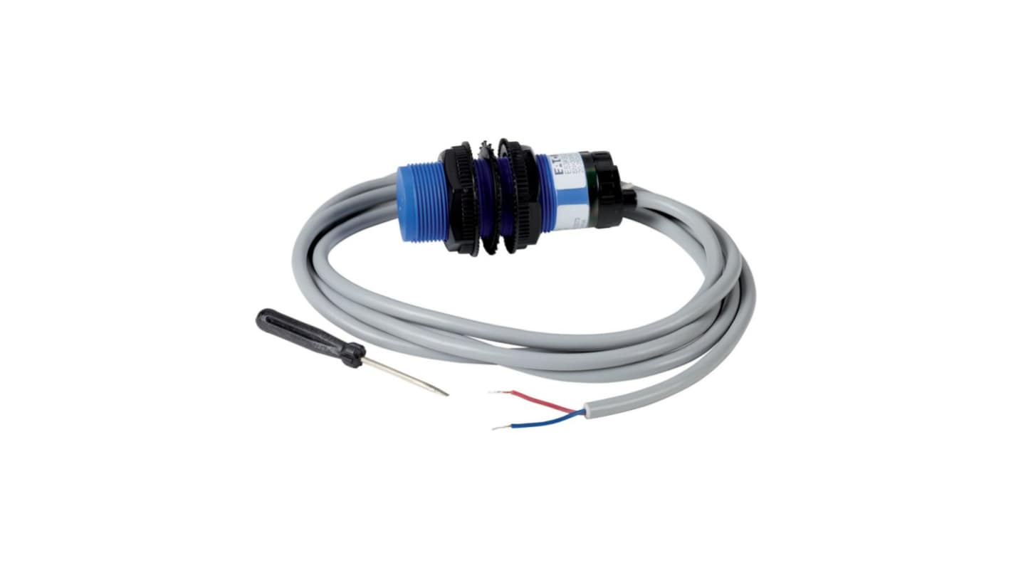 Eaton Capacitive Threaded Barrel Proximity Sensor, M30, 25 mm Detection, NPN NC, 10 → 30 V