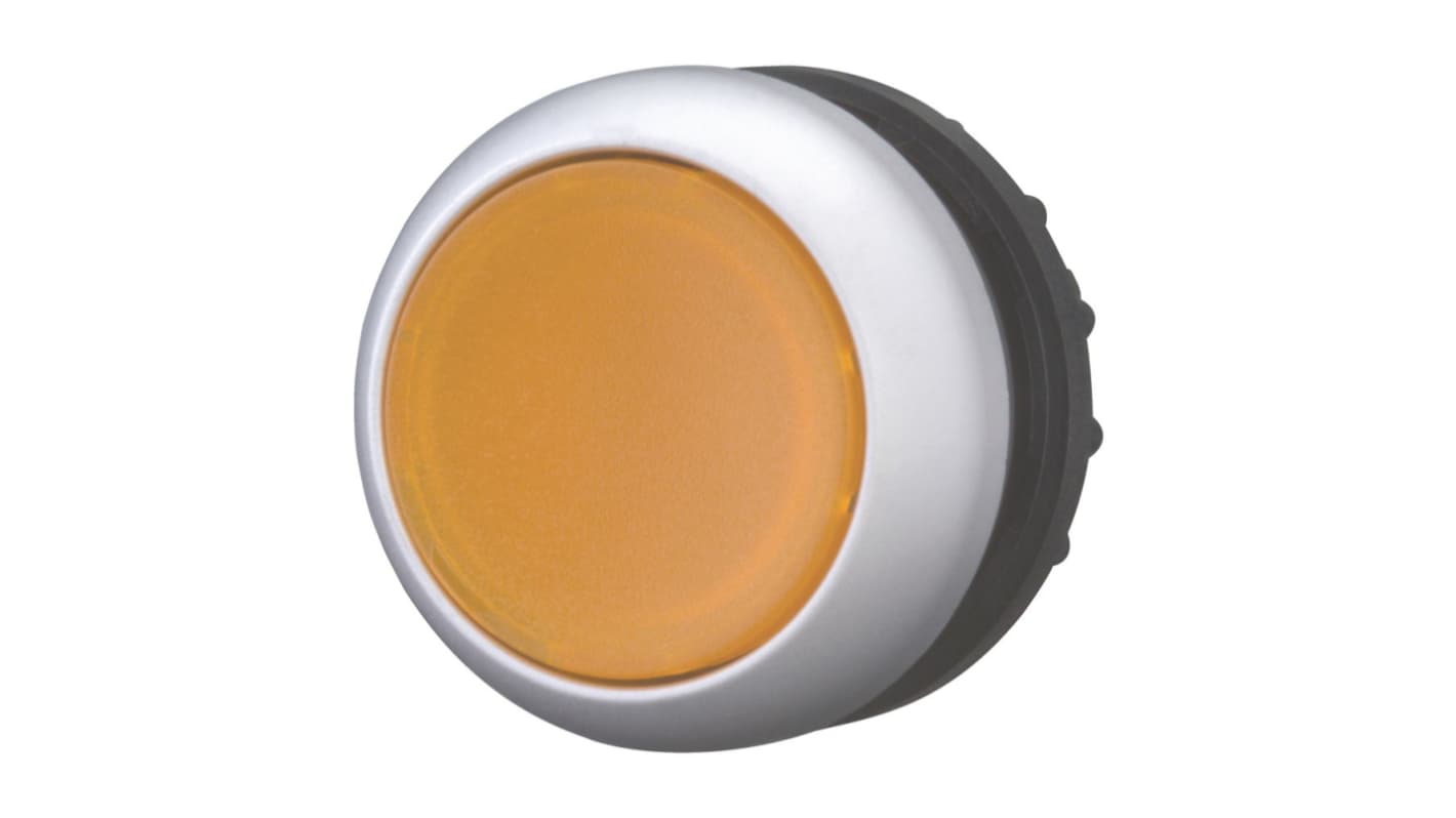 Eaton Series M22 Series Push Button Light Switch, Maintained, Flush Mount, 22.5mm Cutout, IP67, IP69K