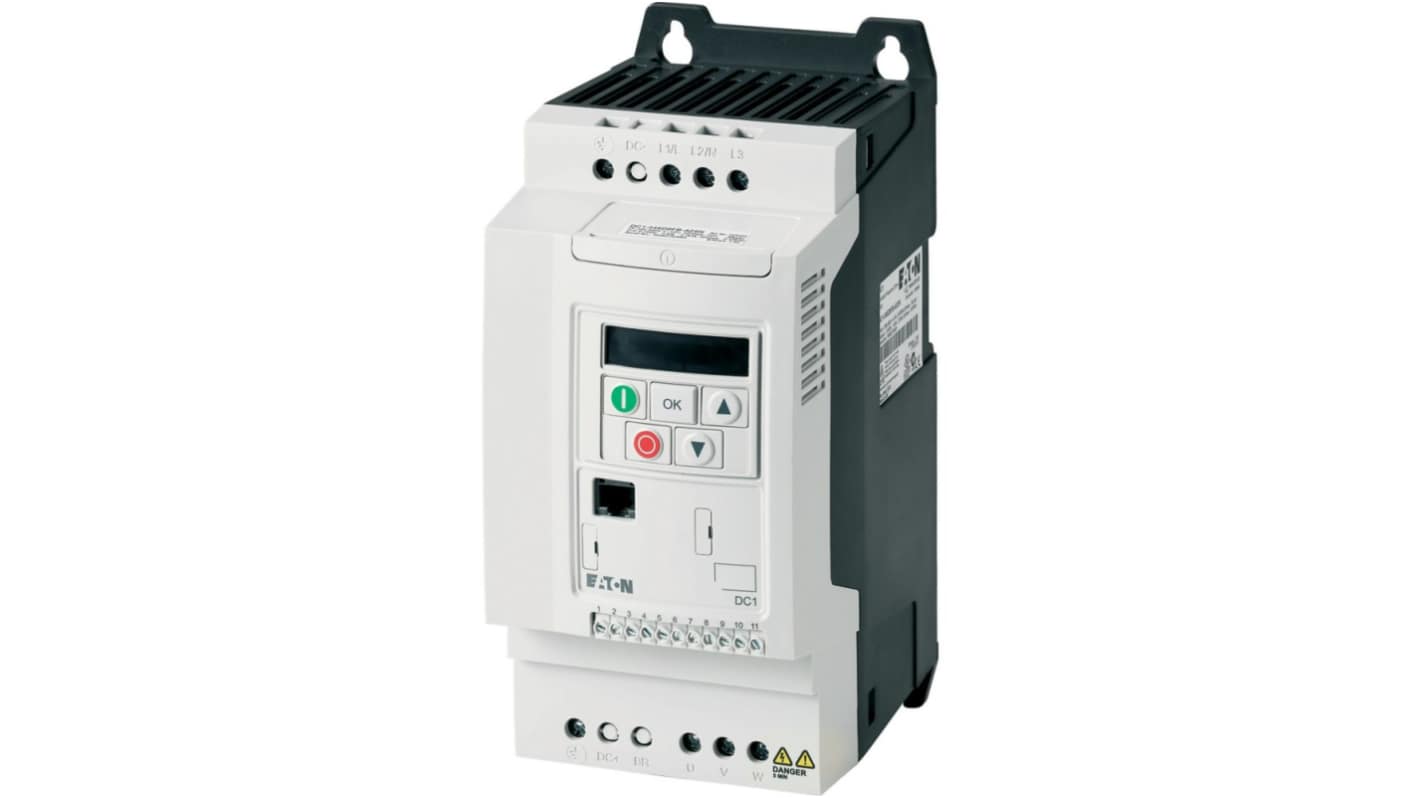 Eaton Inverter Drive, 1.5, 3 Phase, 230 V ac, 7 A, DC1 Series
