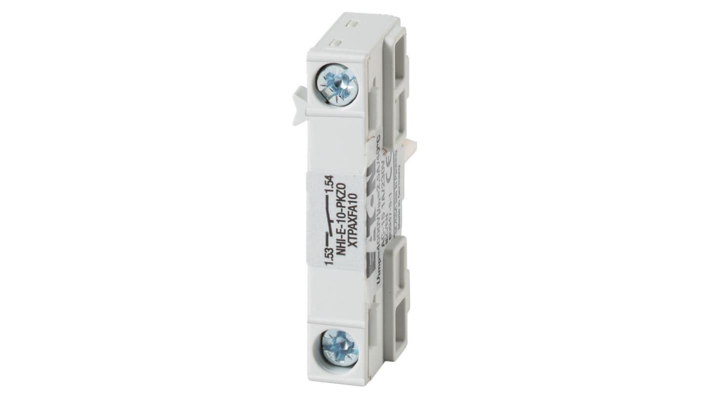 Eaton Auxiliary Contact, 1 Contact, 1NO, Flush Mount, Eaton Moeller PKZ0 PKZ0