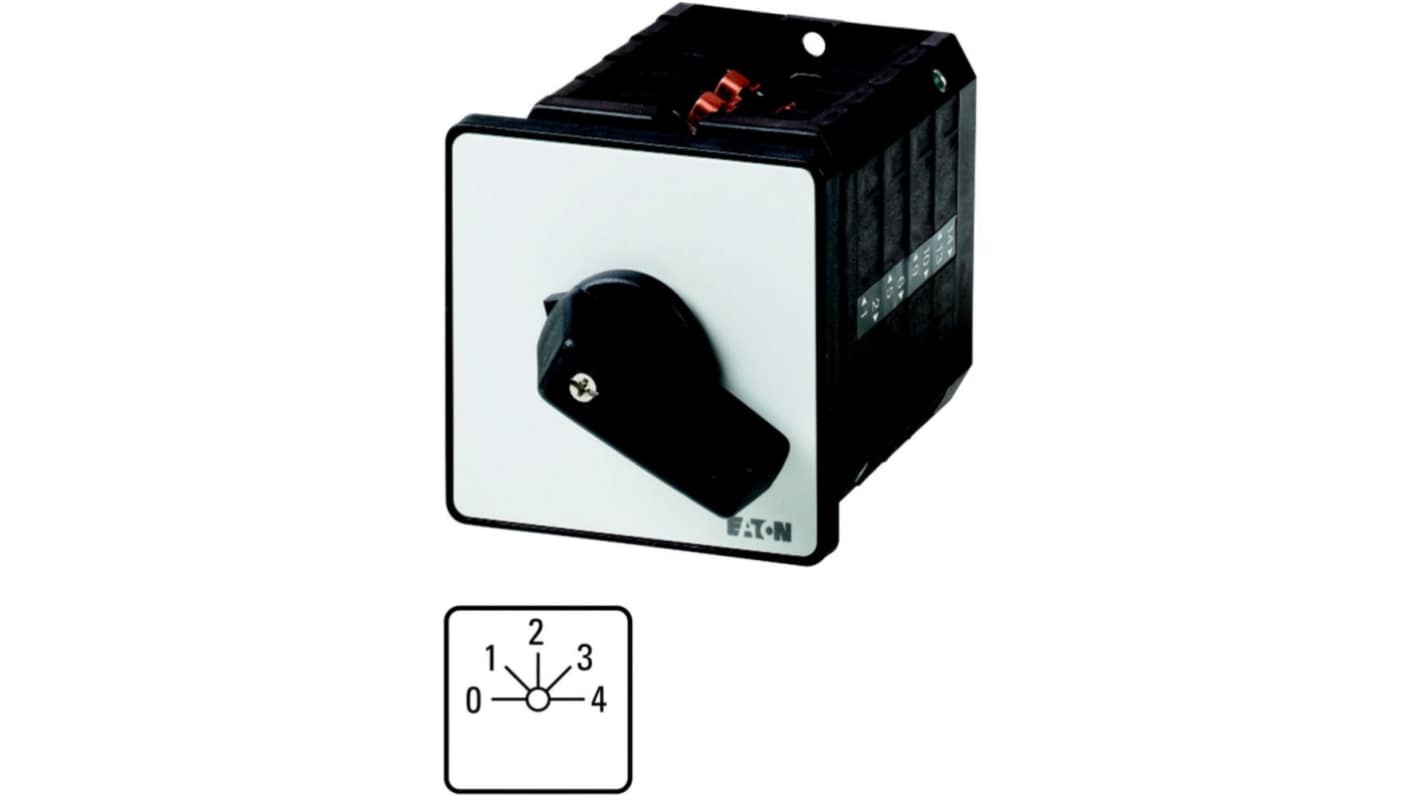 Eaton 5 Position 45° Multi Step Cam Switch, 63A, Short Thumb Grip Actuator