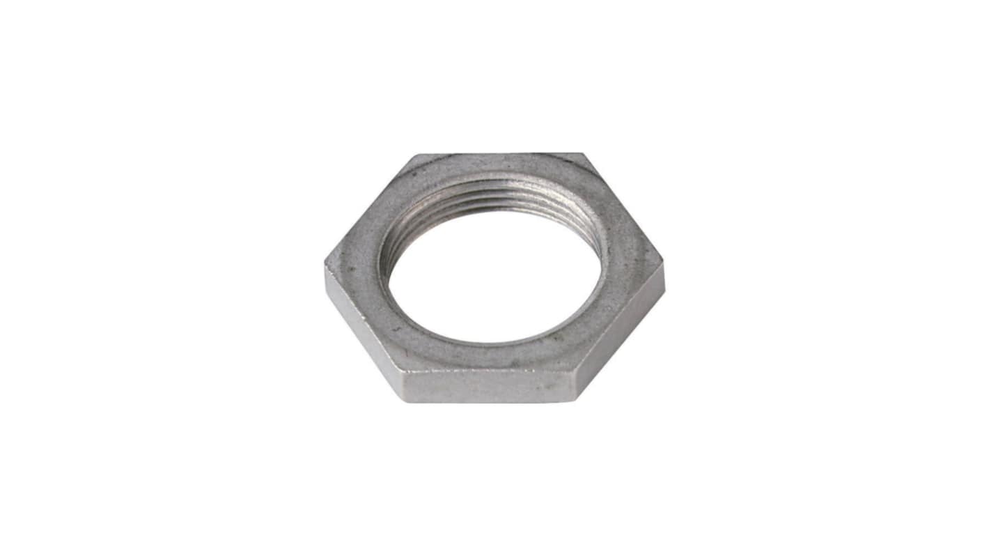 Eaton Steel Stainless Steel Cable Gland Locknut, M18 Thread