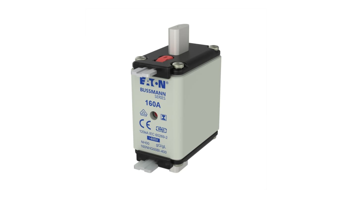 Eaton 125A NH Fuse, 58 x 30 x 79mm, 400V ac