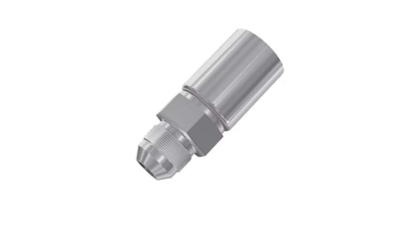 Parker Crimped Hose Fitting 5/8 in Hose to UNF 1 1/16-12 Male, 10348-12-10
