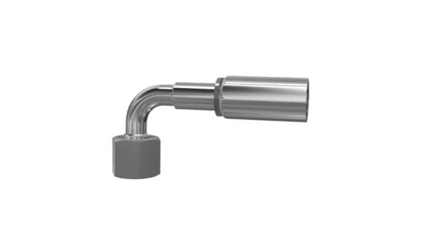Parker Hydraulic Swivel 3/8 in Hose to M22 x 1.5 Female, 11C48-14-6