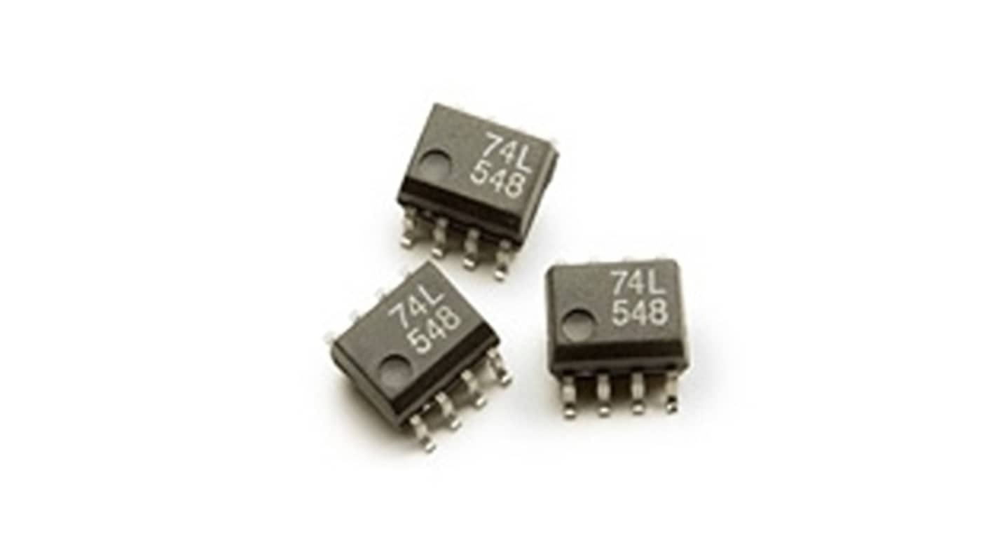 Broadcom, ACPL-074L-500E DC Input CMOS Output Dual Optocoupler, Surface Mount, 8-Pin SOIC8