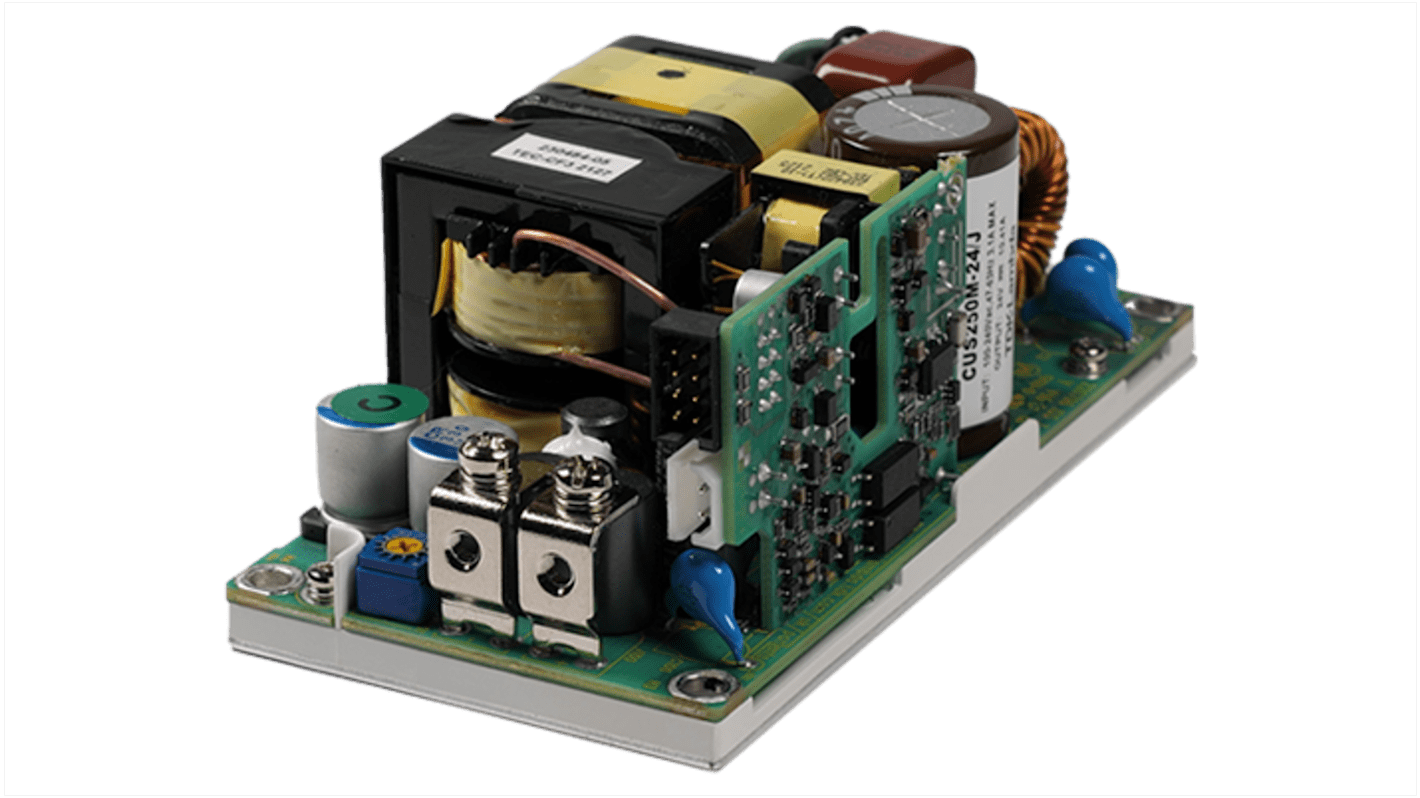 TDK-Lambda Switching Power Supply, CUS250M-12, 12V dc, 20.83A, 250W, 1 Output, 85 → 264V ac Input Voltage