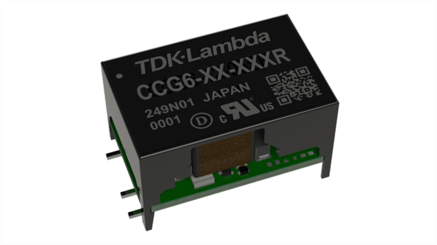 Przetwornica DC-DC, 5.28W, Uwe 18 → 76 V DC, Uwy 3.3V dc, Iwy 1.6A, TDK-Lambda