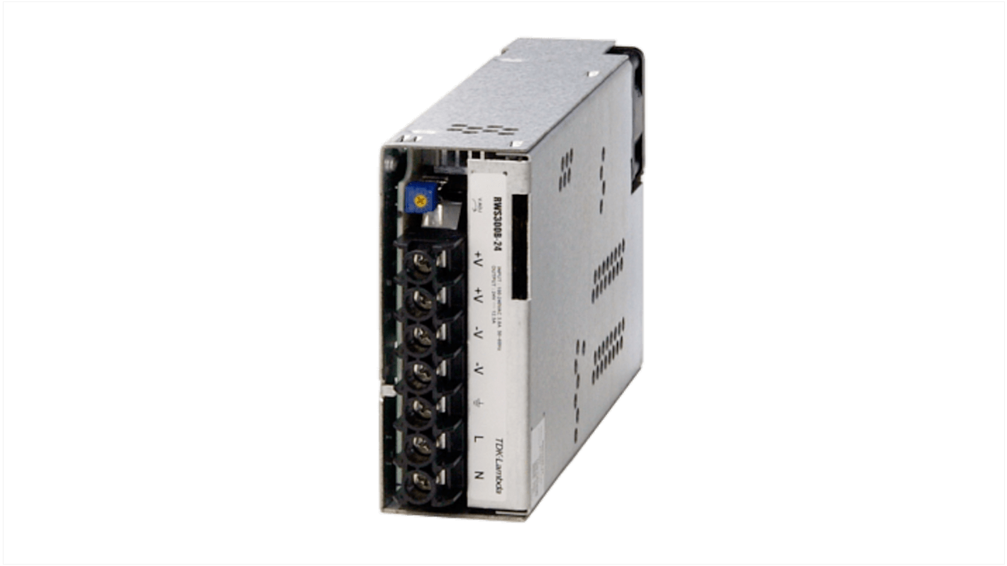 TDK-Lambda Switching Power Supply, RWS300B-36, 36V dc, 25A, 601.2W, 1 Output, 85 → 265V ac Input Voltage