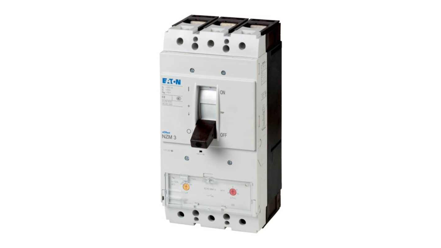 Eaton, Eaton Moeller NZM MCCB Molded Case Circuit Breaker 3P 400A, Breaking Capacity 30 kA, Fixed Mount