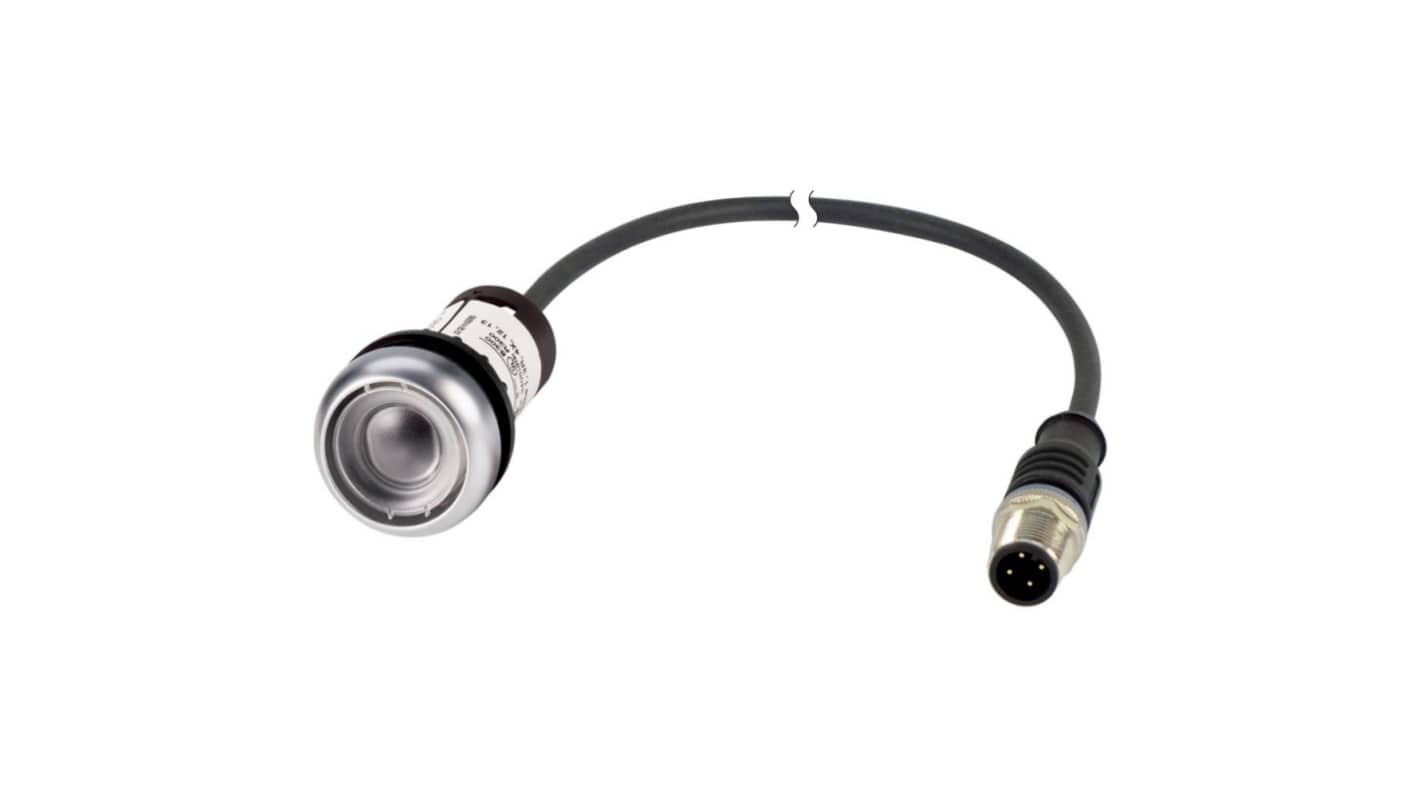 Eaton C22 Series Push Button Switch, Maintained, Cable Mount, 22.5mm Cutout, 1 N/C, IP67, IP69K