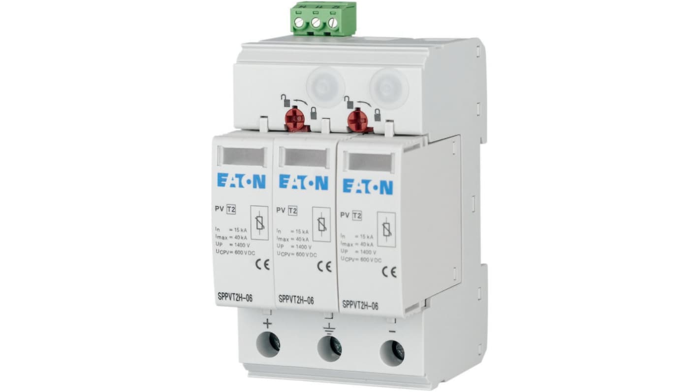 Eaton, Series xPole Surge Protector 600 V Maximum Voltage Rating Surge Arrester