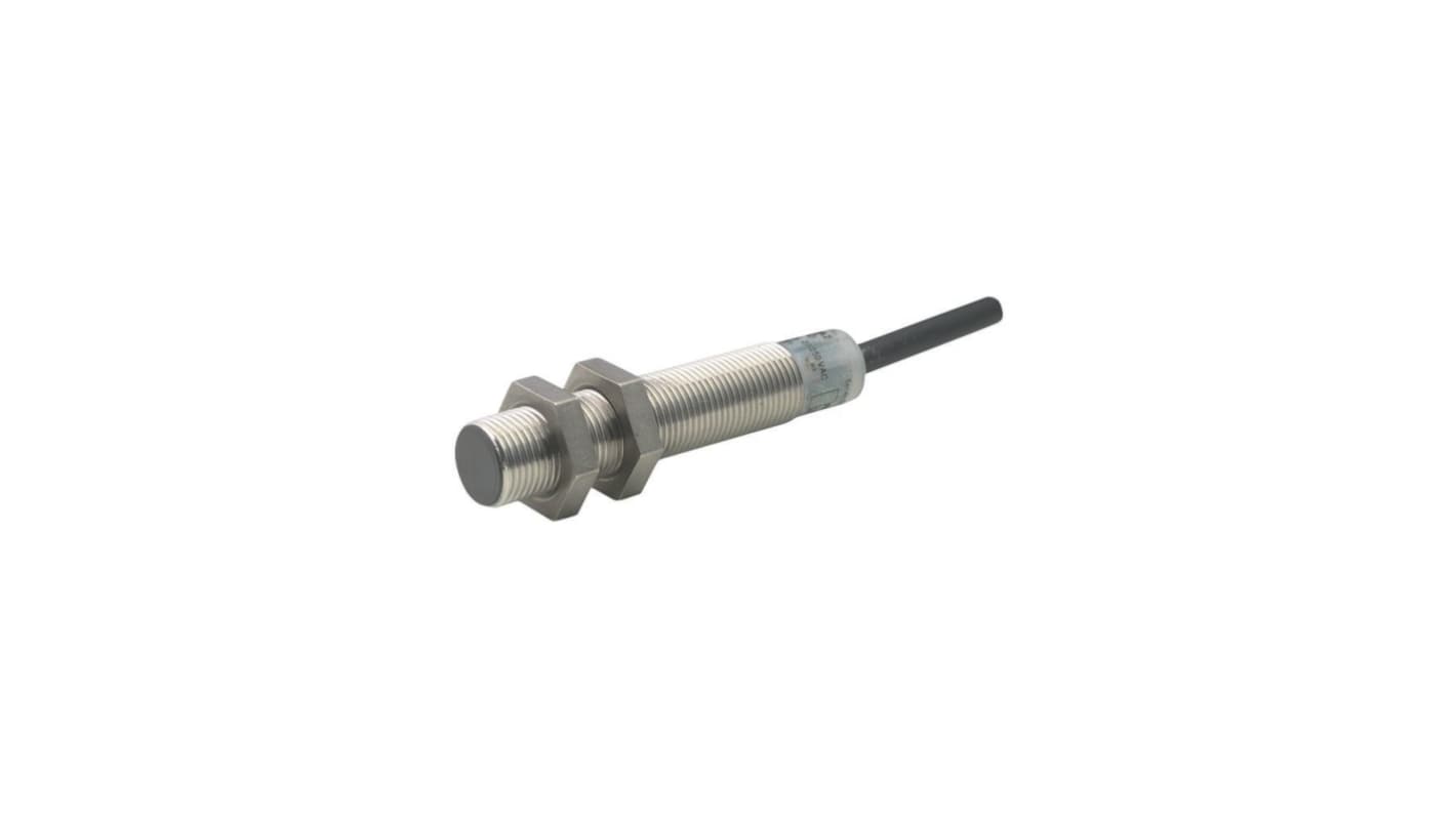 Eaton Inductive Threaded Barrel Proximity Sensor, M12, PNP/NPN NO, 250 V