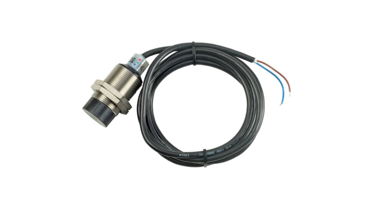 Eaton Inductive Threaded Barrel Proximity Sensor, M30, PNP/NPN NO, 250 V