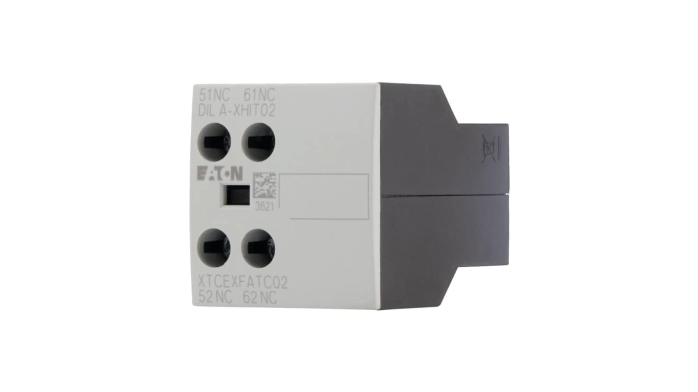 Eaton Auxiliary Contact, 2 Contact, 2 N/C, Front Fastening, DILA