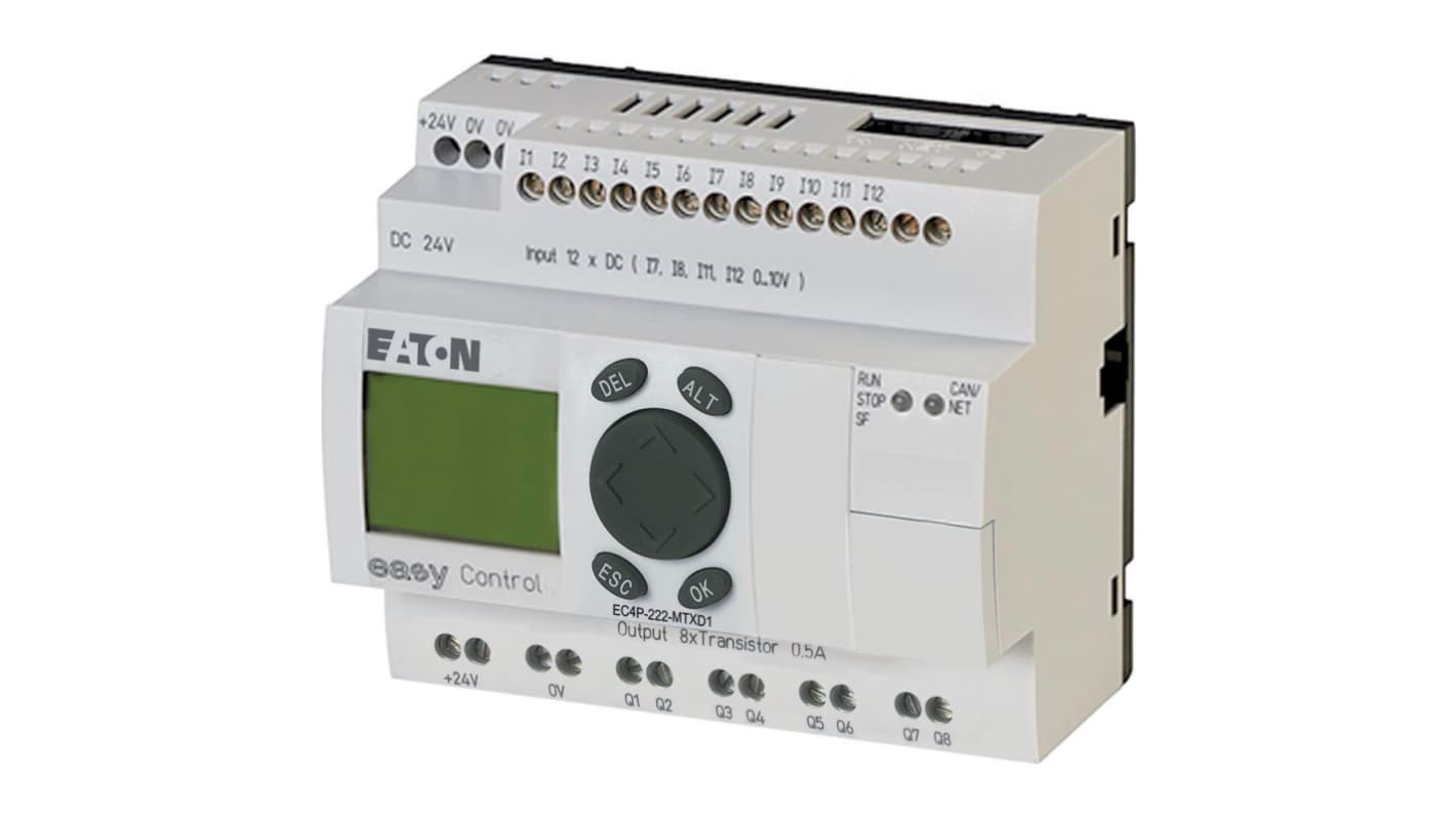 Eaton EC4P PLC (CPUユニット) 24 V 4 入力