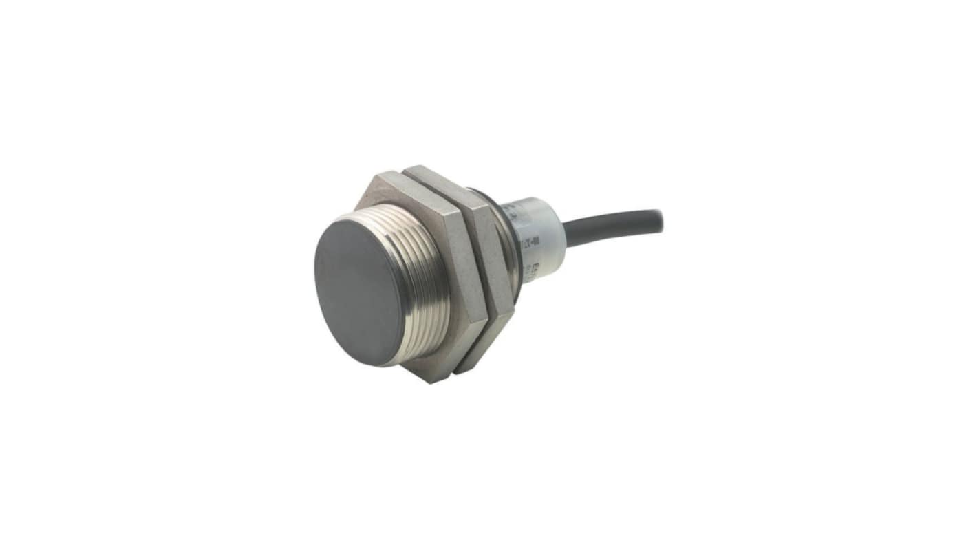 Eaton Inductive Threaded Barrel Proximity Sensor, M30, PNP/NPN NC, 250 V