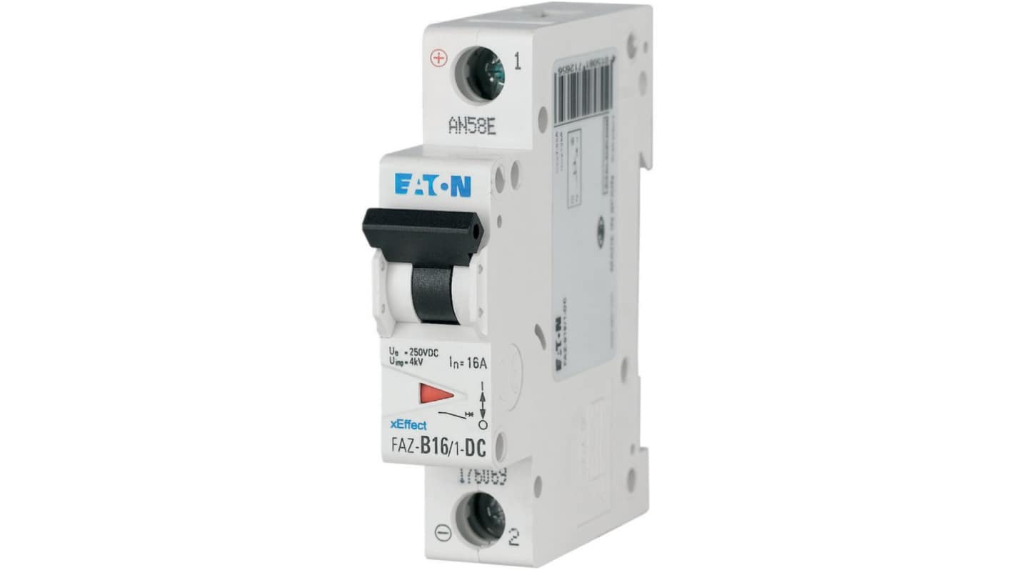 Interruttore magnetotermico Eaton, 1P 20A 10 kA, Tipo B